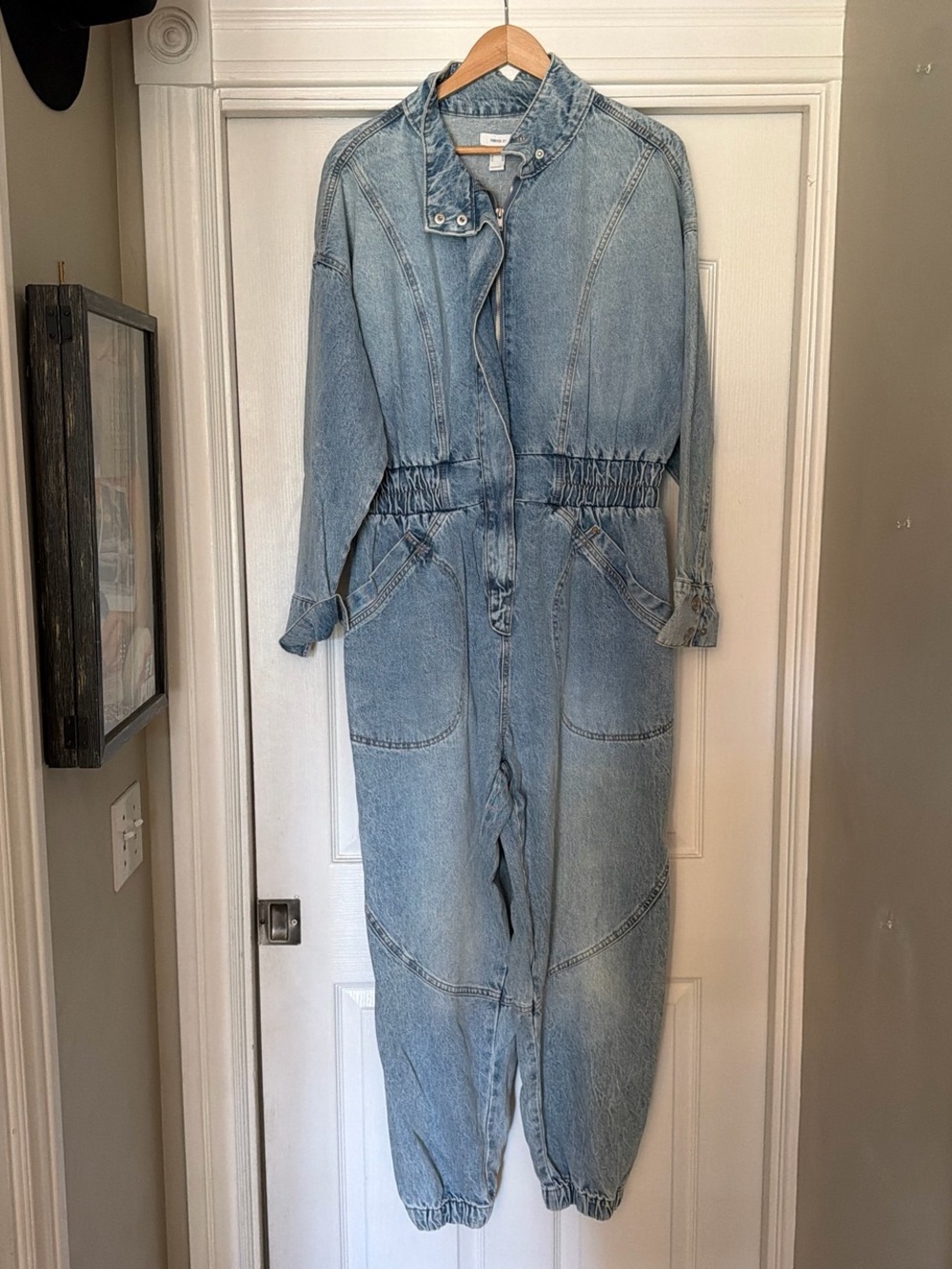 Forever 21 Light Blue Denim Jumpsuit Jeans - Women's